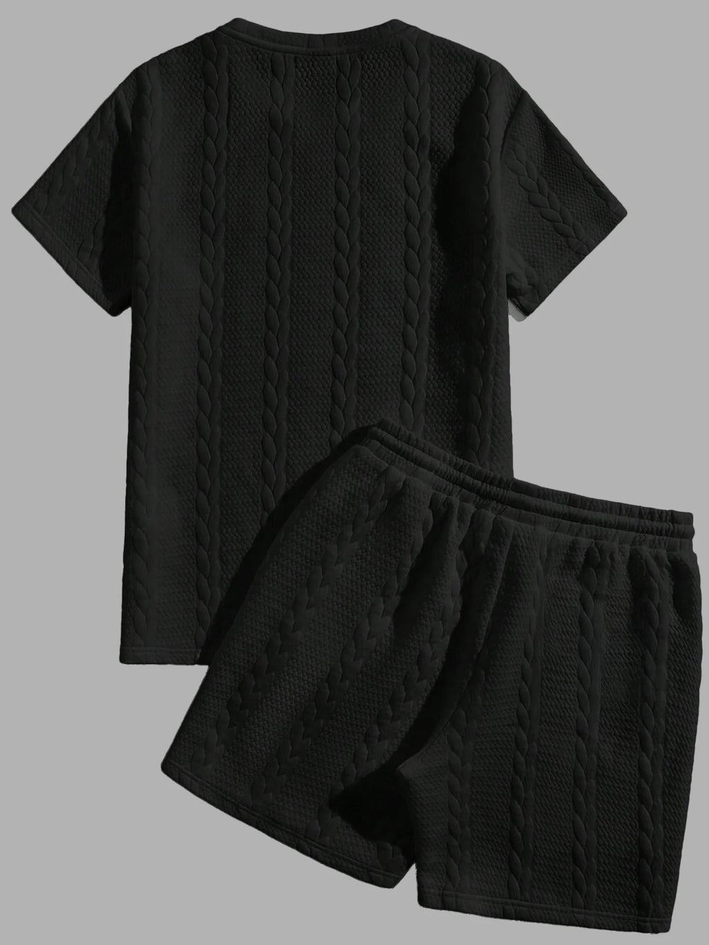 Ensemble homme t-shirt texturé et short ample – CLEVI Paris