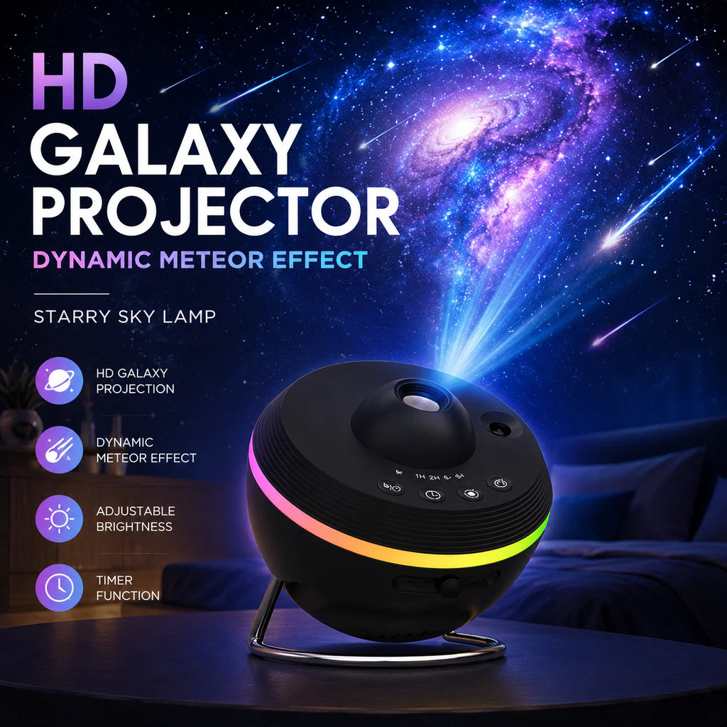 Projecteur Galaxie HD 13 Diapositives LED – CLEVI Paris