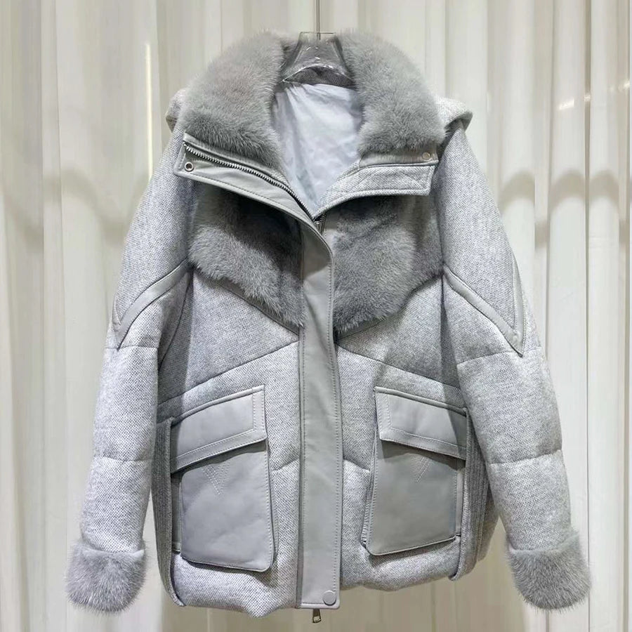 Veste d’hiver femme zippée – CLEVI Paris