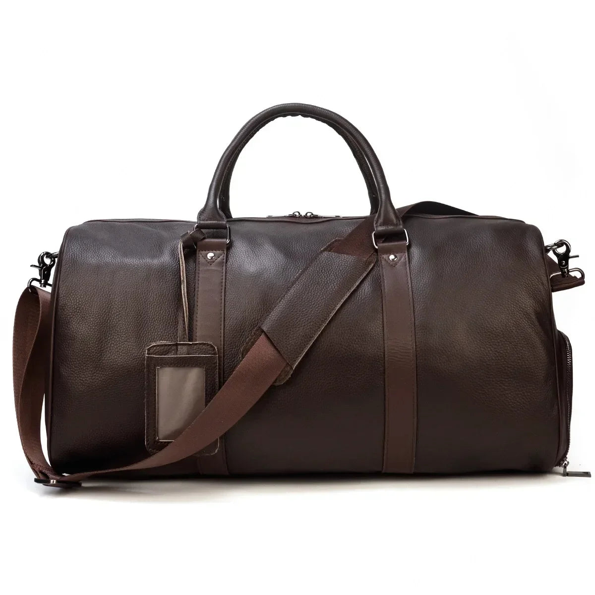 Sac de Voyage Homme Cuir Vache Véritable Compartiment Chaussures – CLEVI Paris