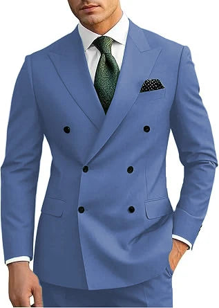 Costume homme 2 pièces double boutonnage – CLEVI Paris