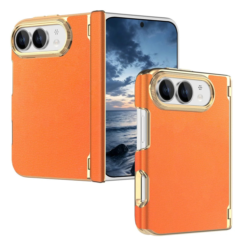 Coque iPhone Duo simili cuir et charnière – CLEVI Paris