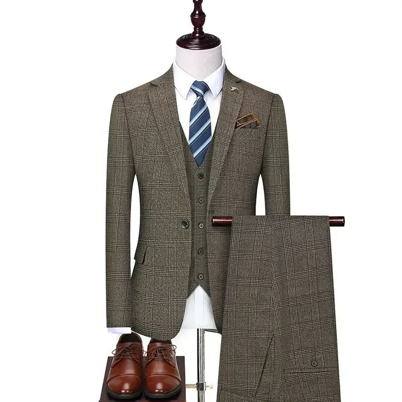 Costume homme 3 pièces en lin – CLEVI Paris