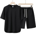 Ensemble homme t-shirt col rond et short uni – CLEVI Paris