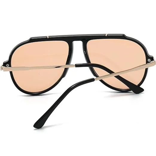 Lunettes de Soleil Oversize Pilot Dégradé Métal Unisexe – CLEVI Paris
