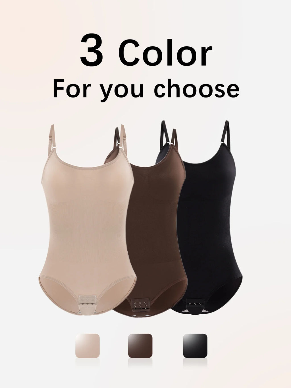 Gaine Gainante Femme Bodysuit Sculptant Sans Couture Rehausse Fesses Entrejambe Ouvert Haute Élasticité Contrôle Moyen S-4XL – CLEVI Paris