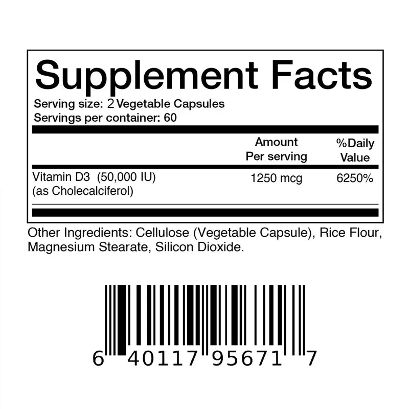 Vitamine D3 en capsules – CLEVI Paris