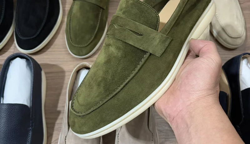 Mocassins Daim Suède Homme Multicolore – CLEVI Paris