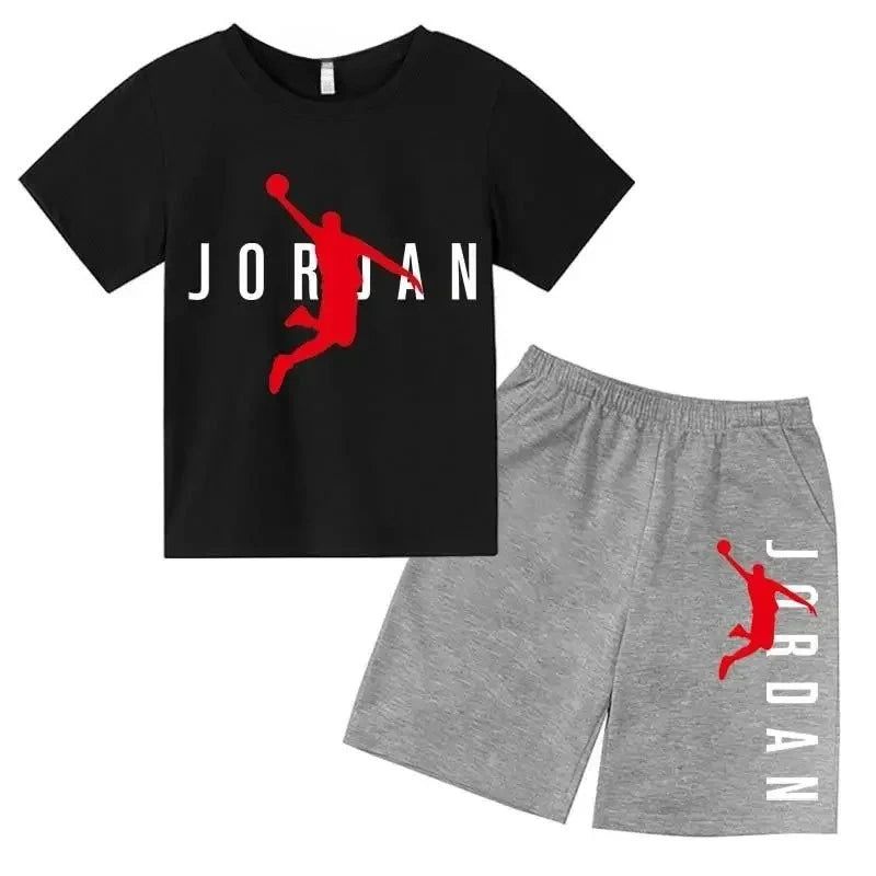 Ensemble enfant T-shirt et short en coton – CLEVI Paris