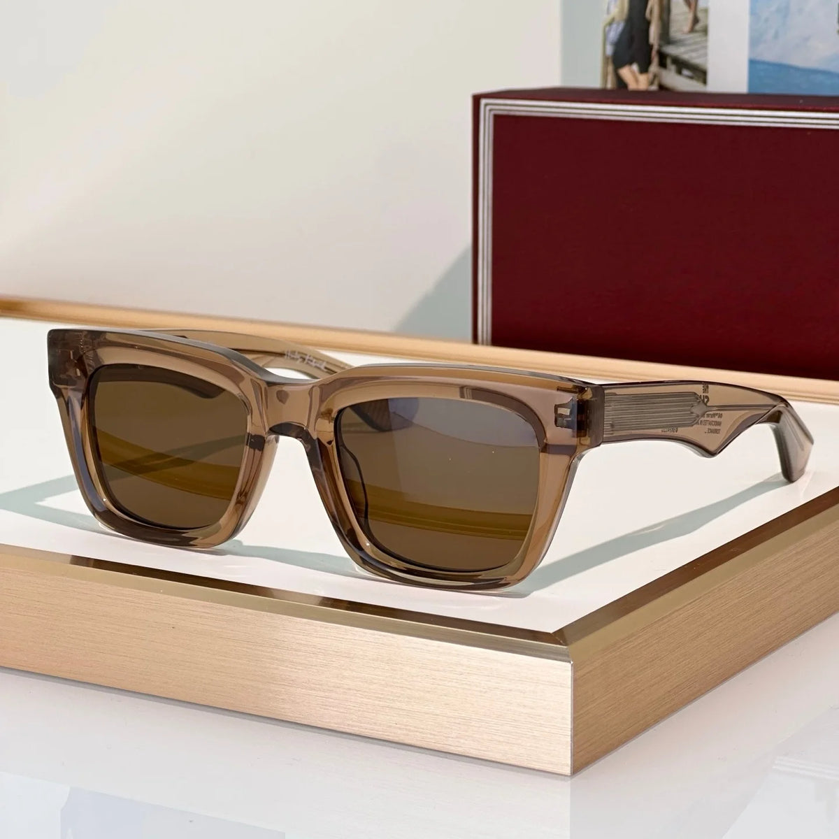 Lunettes de Soleil Carrées Acétate Unisexe UV400 Torrance – CLEVI Paris