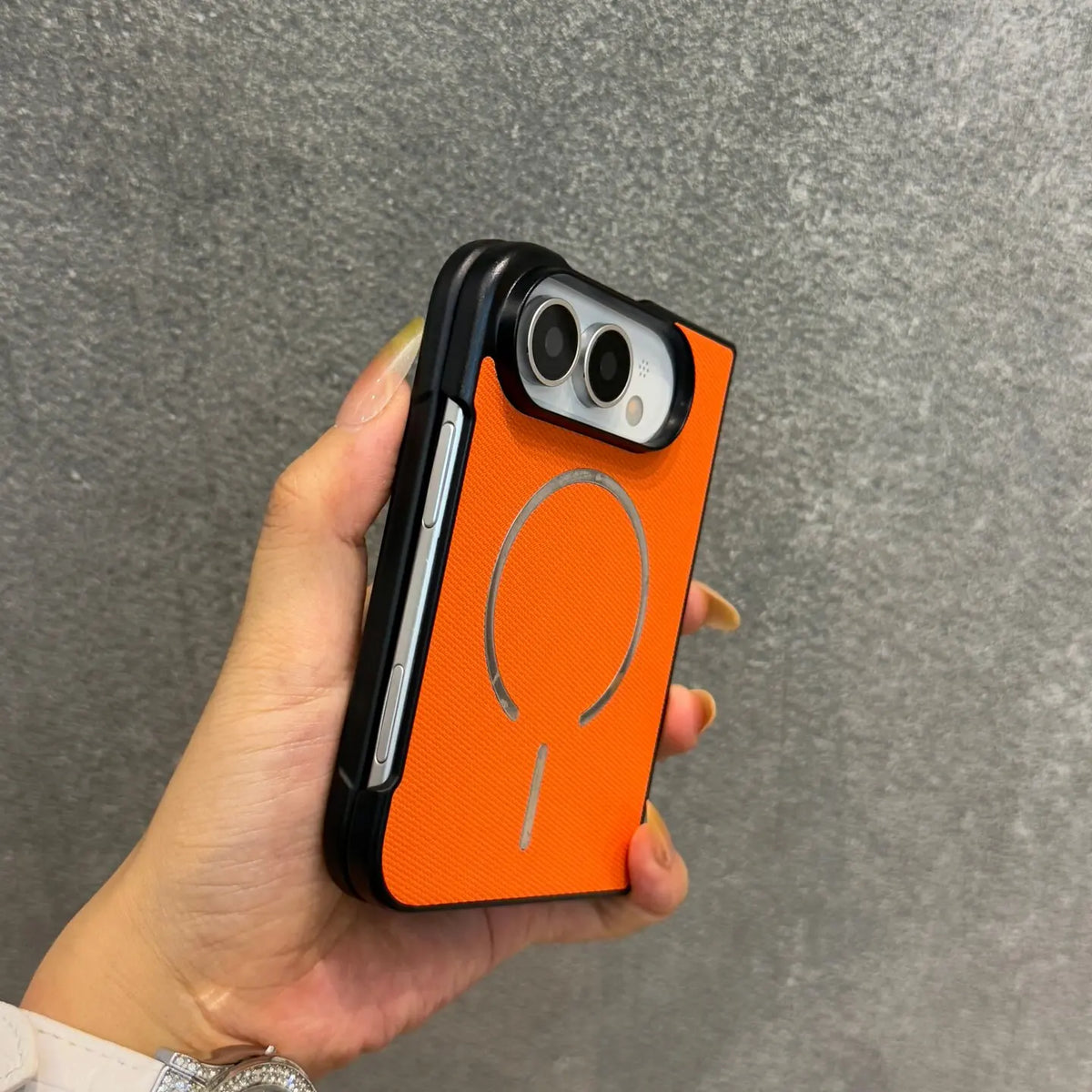 Coque iPhone Duo simili cuir compatible MagSafe – CLEVI Paris