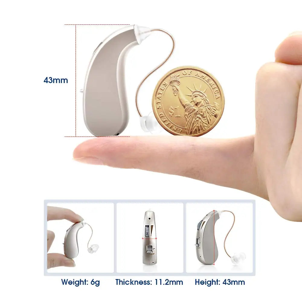 Amplificateur Auditif Rechargeable Seniors Puce Numérique – CLEVI Paris