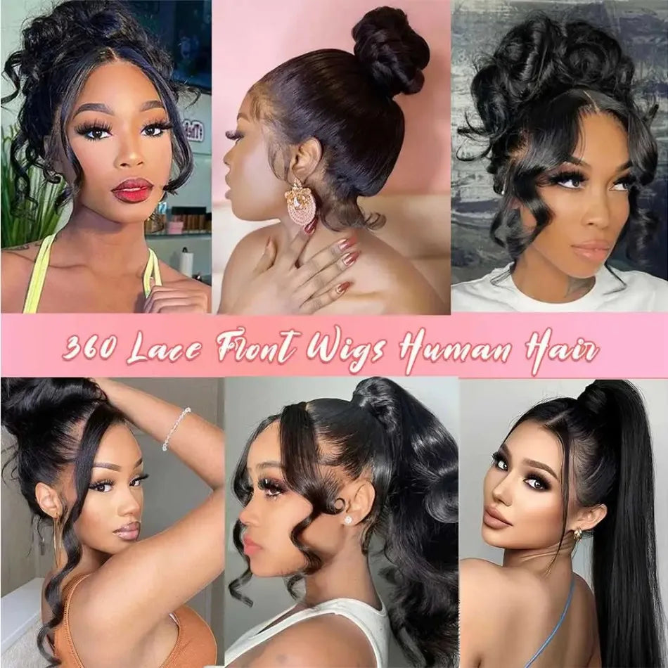Perruque 360 Lace Front HD Remy Brésilien 200-250% – CLEVI Paris