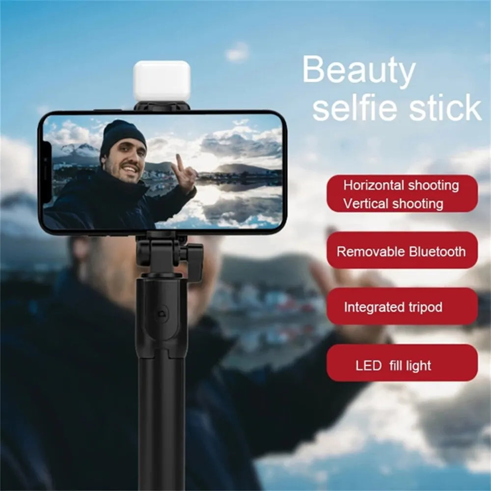 Trépied perche selfie Bluetooth R1 – CLEVI Paris