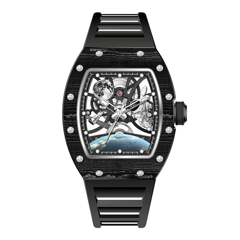 Daniel Gorman 919014 Montre Homme Automatique Squelette Tonneau Sport – CLEVI Paris
