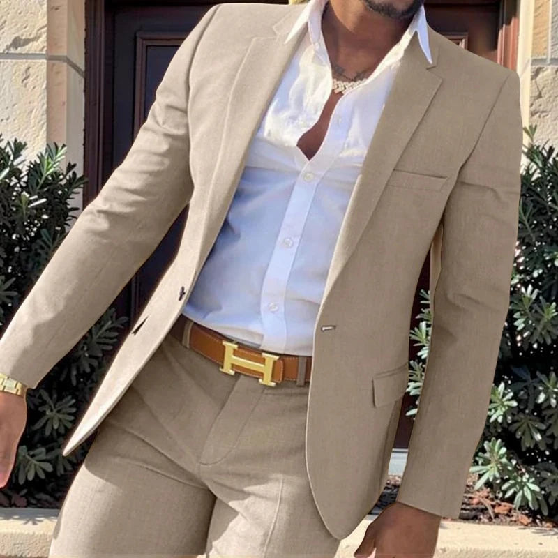 Costume Homme 2 Pièces Élégant – CLEVI Paris