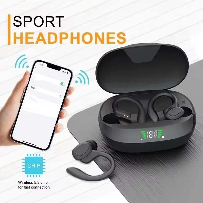 Écouteurs OWS Lenovo Crochet Sport Bluetooth IPX5 HiFi 9D – CLEVI Paris