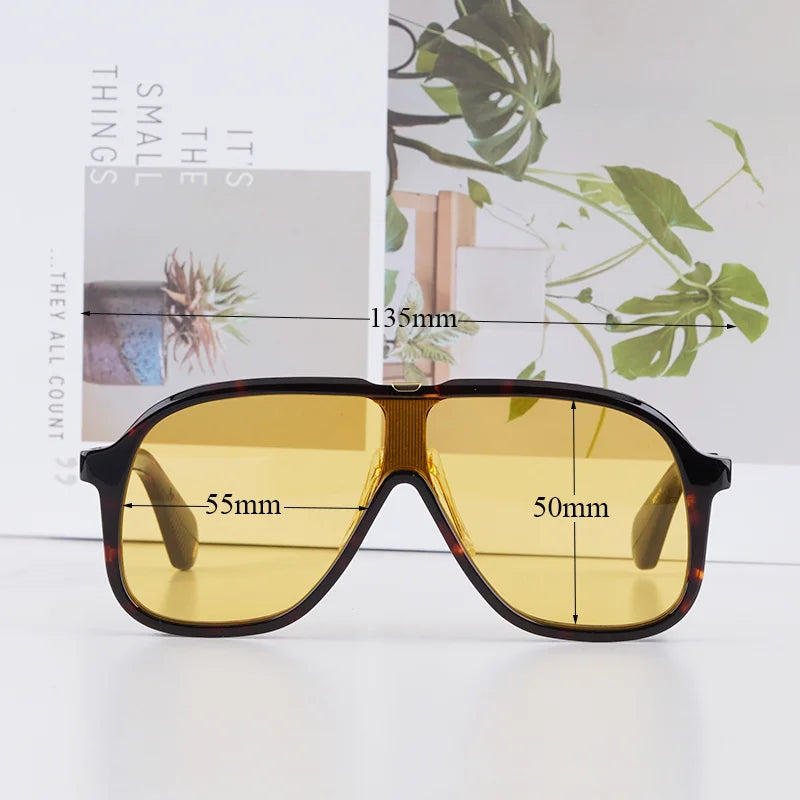 Lunettes de Soleil Aviateur Acétate Luxe UV400 Qualité Supérieure Homme – CLEVI Paris