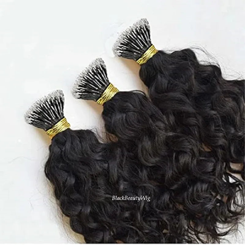 Extensions Nano Ring Loose Wave Remy Hair 100g – CLEVI Paris