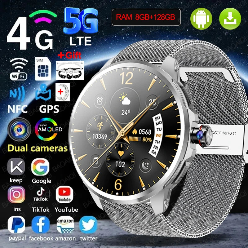Montre connectée AMOLED 1,95 pouce GPS – CLEVI Paris