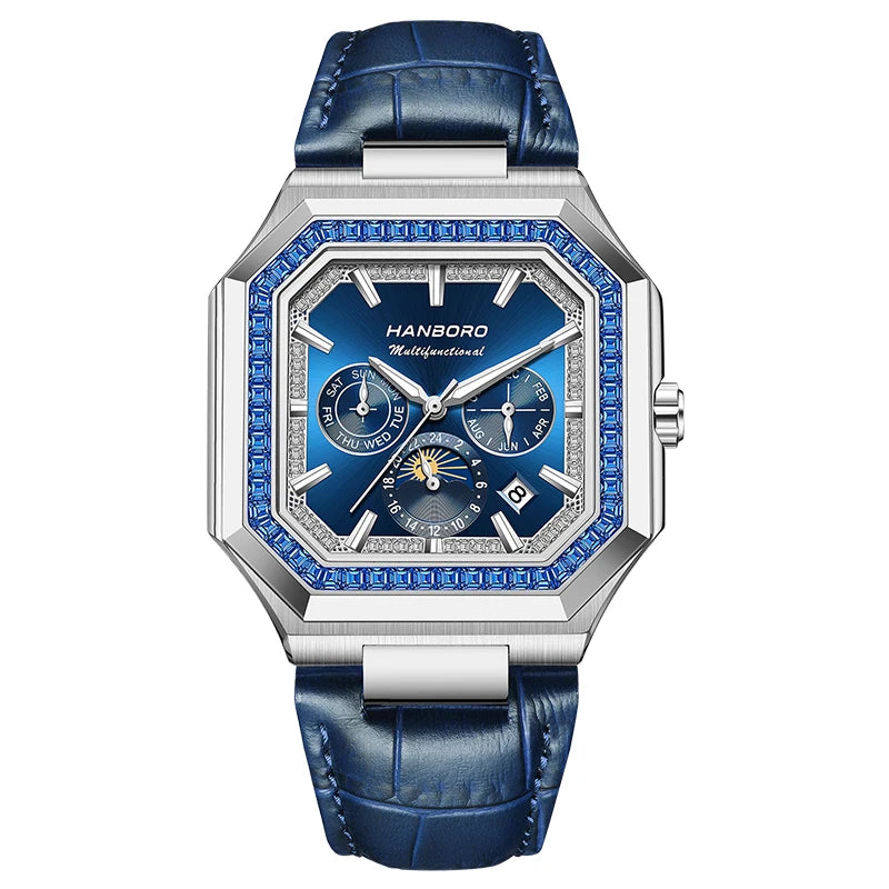 Montre automatique carrée HANBORO – CLEVI Paris