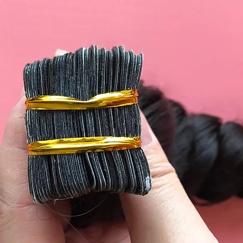 Extensions Tape In Loose Wave Remy Hair 40 Pièces – CLEVI Paris