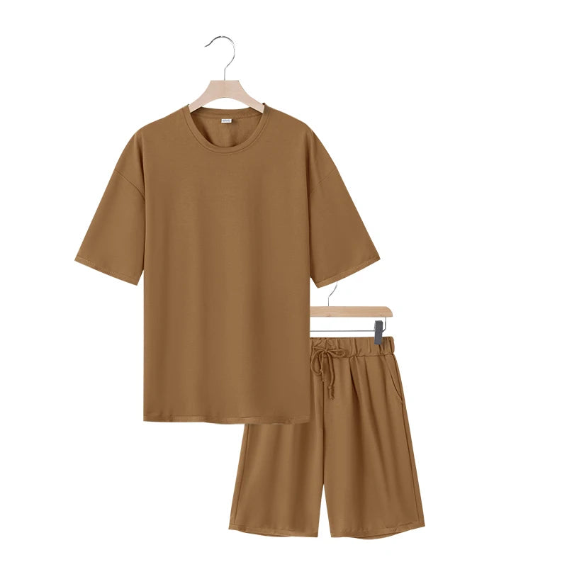 Ensemble homme t-shirt ample et short – CLEVI Paris