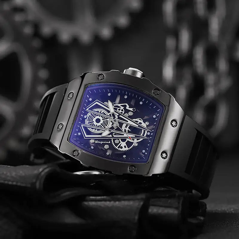 Montre Homme Quartz Grand Cadran 42mm Silicone Sport Casual Lot 1 ou 2 – CLEVI Paris