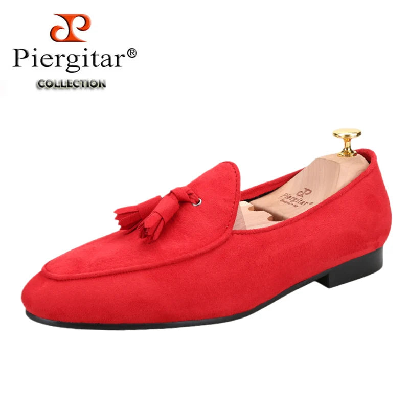 Mocassins Homme Daim à Pompons – CLEVI Paris