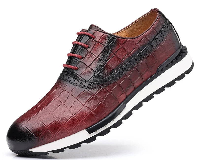 Sneakers Oxford Cuir Suède Homme – CLEVI Paris