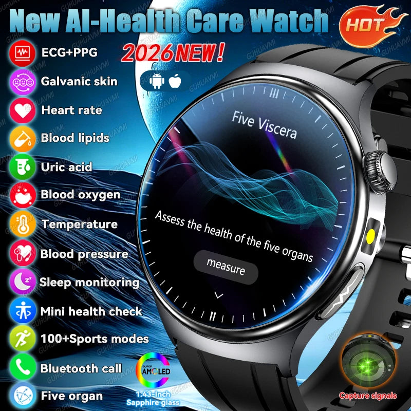 Montre connectée TK27 AMOLED 1,43″ – CLEVI Paris