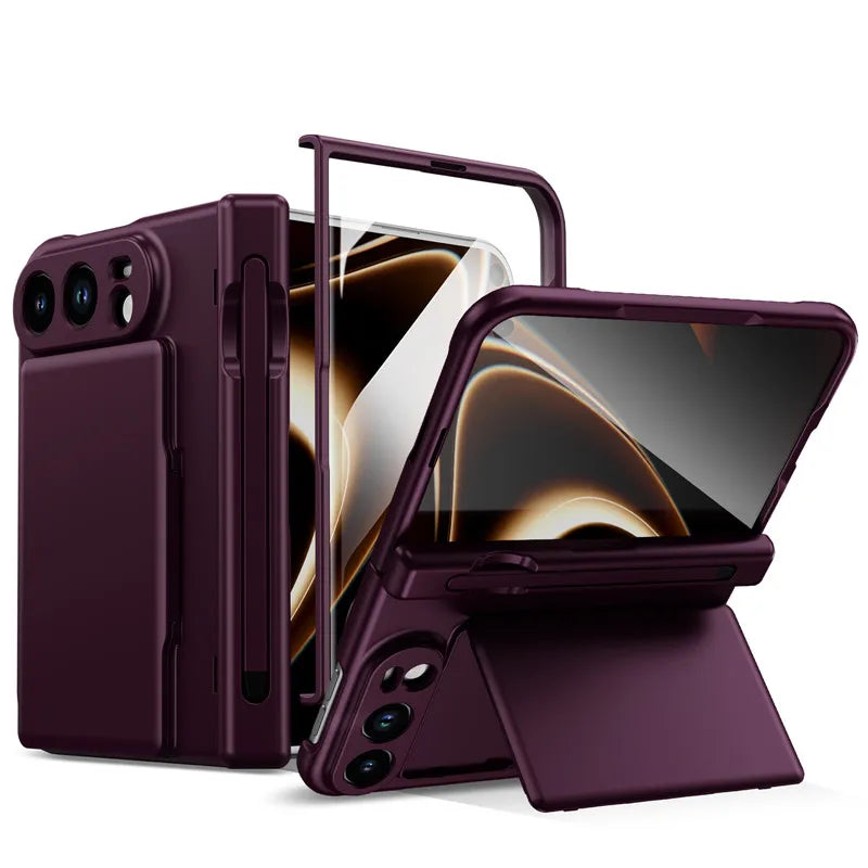 Coque iPhone Duo porte-cartes avec support – CLEVI Paris