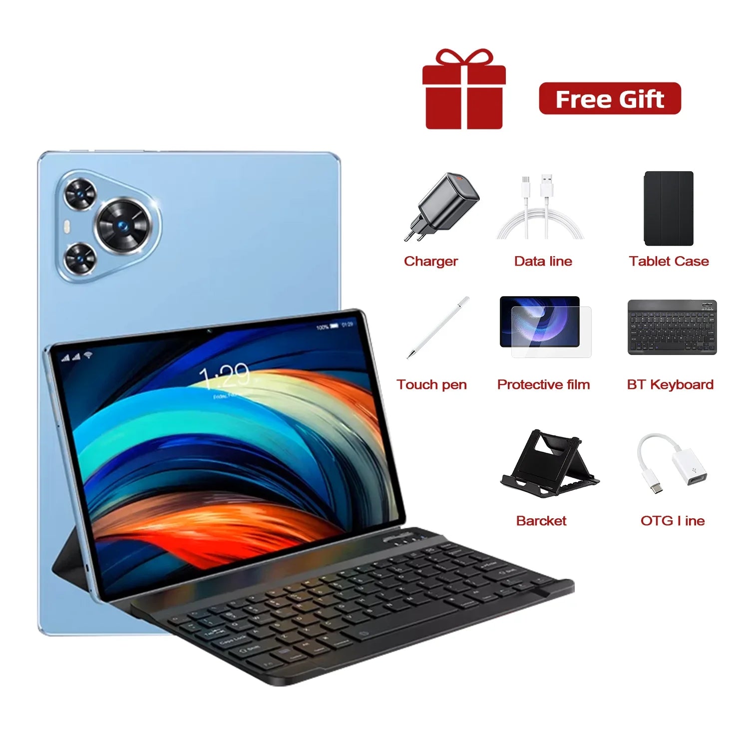 Tablette Pad 16 Pro 11" – Android 15, 5G, Dual SIM, jusqu’à 22Go/2To