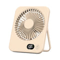 Ventilateur de bureau rechargeable 5 vitesses – CLEVI Paris