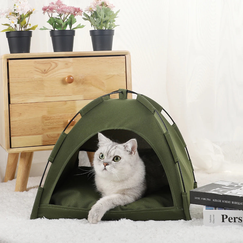 Tente douillette pour chat et chien – CLEVI Paris