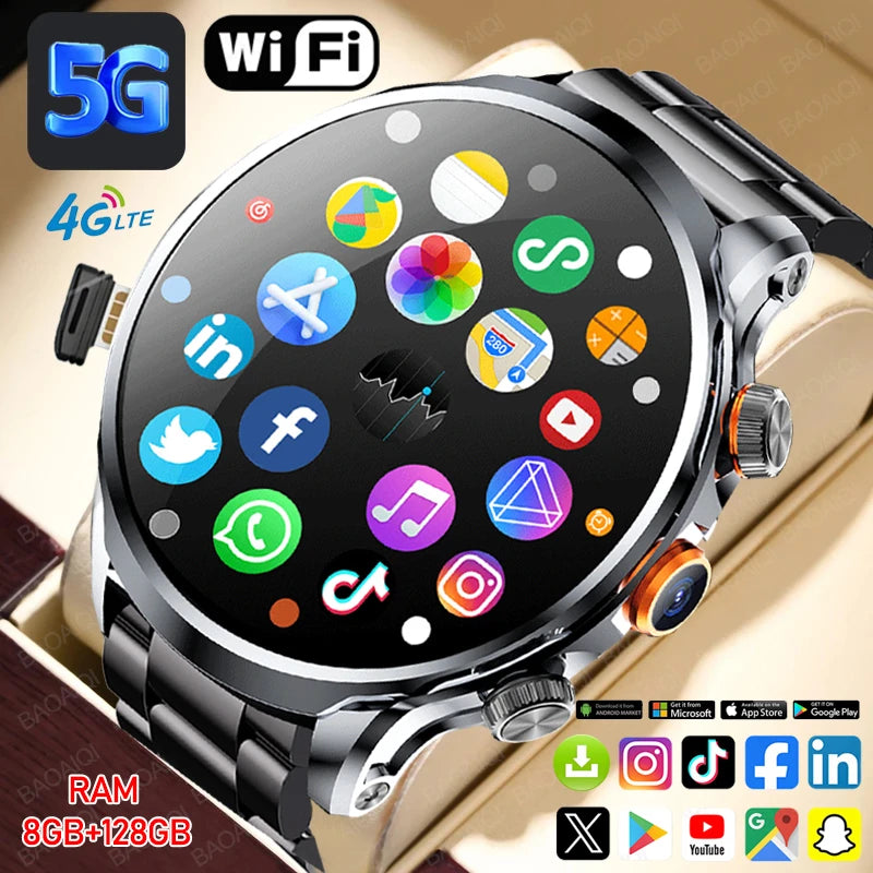 Montre BAOAIQI AMOLED 1,95″ avec SIM – CLEVI Paris