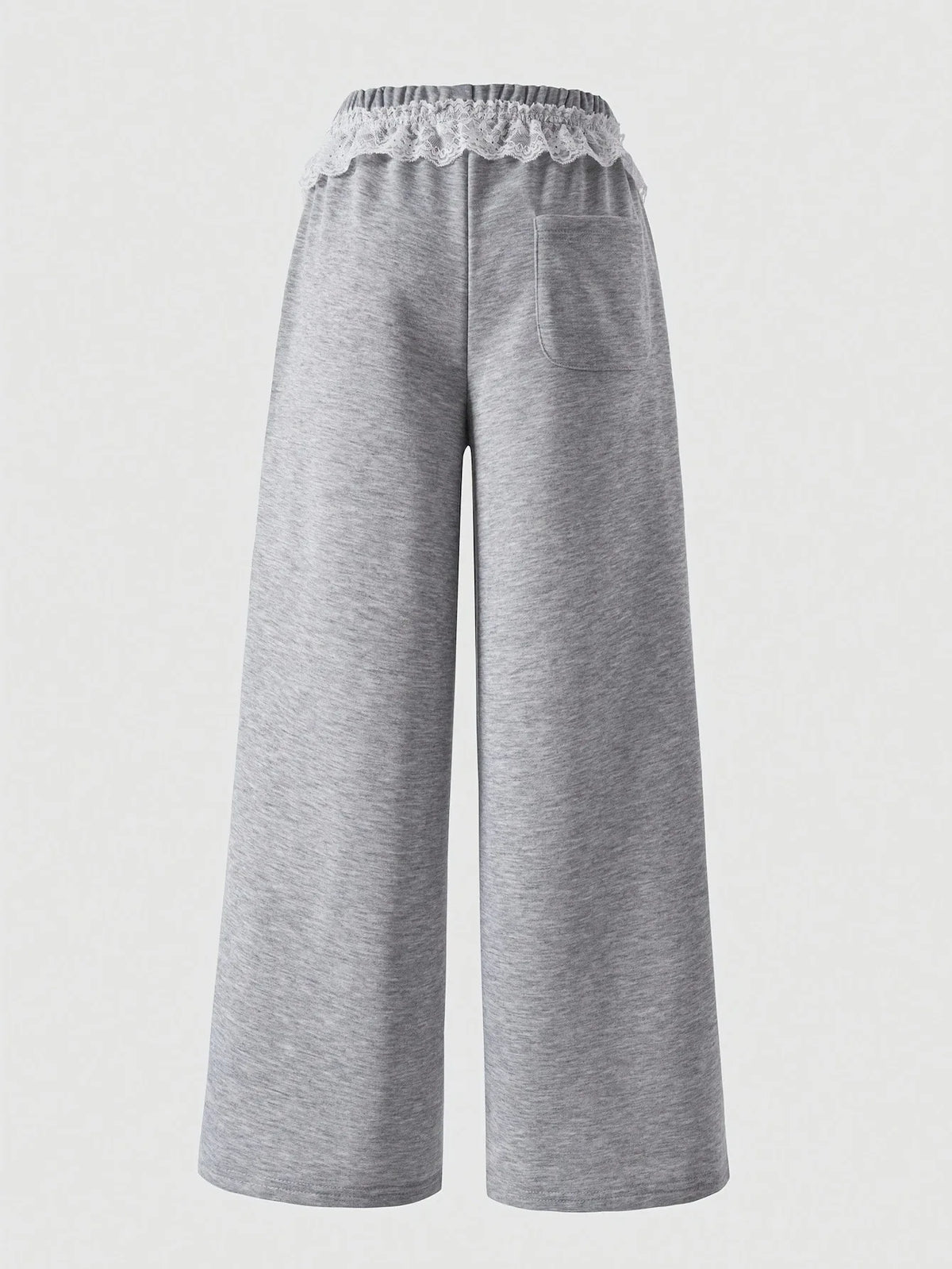 Ensemble fille côtelé haut et short gris – CLEVI Paris