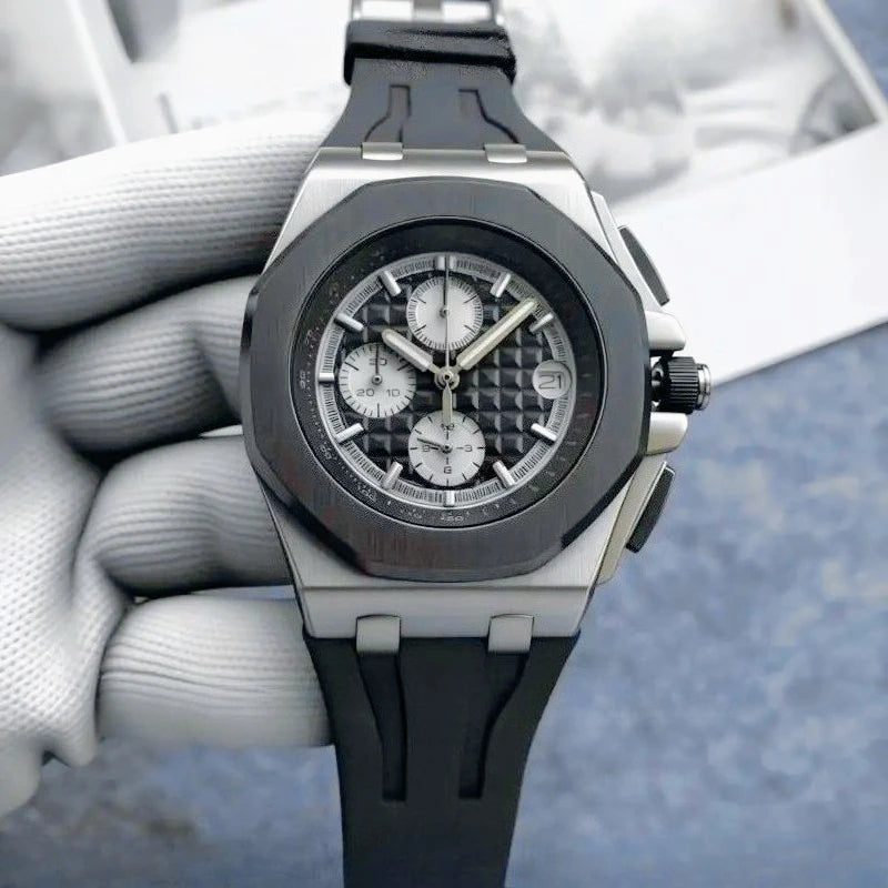 Montre Quartz Homme Sport Chronographe F23R Acier Lumineux Étanche – CLEVI Paris