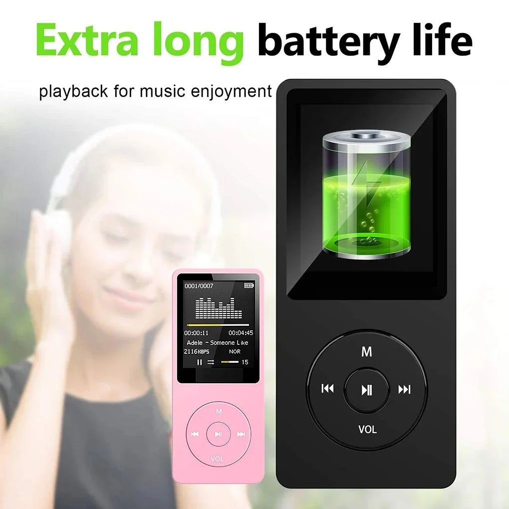 DIXSG Lecteur MP3 Bluetooth Écran 1,8" TF 64Go FM Enregistreur Sport – CLEVI Paris