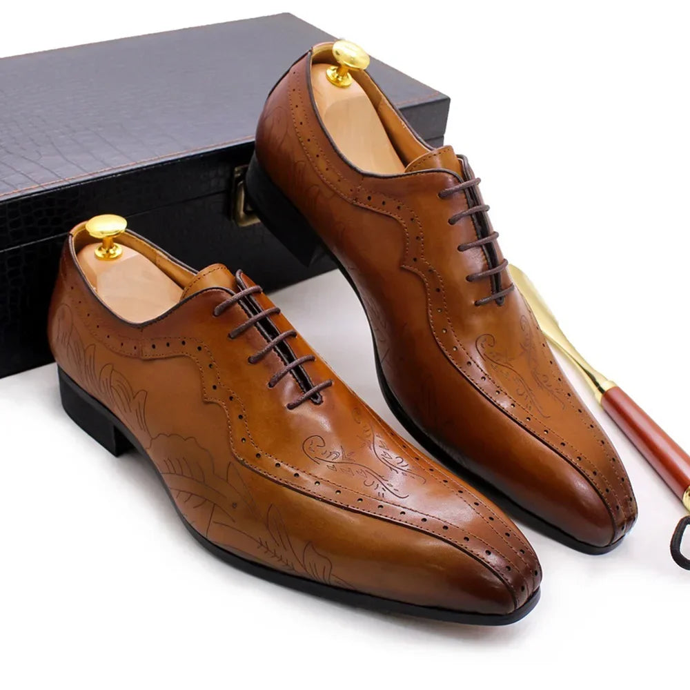 Chaussures Oxford homme en cuir de vache – CLEVI Paris