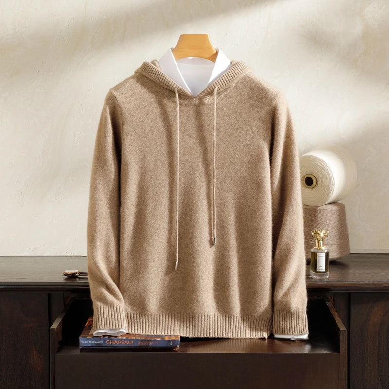 Ensemble homme en cachemire à capuche – CLEVI Paris