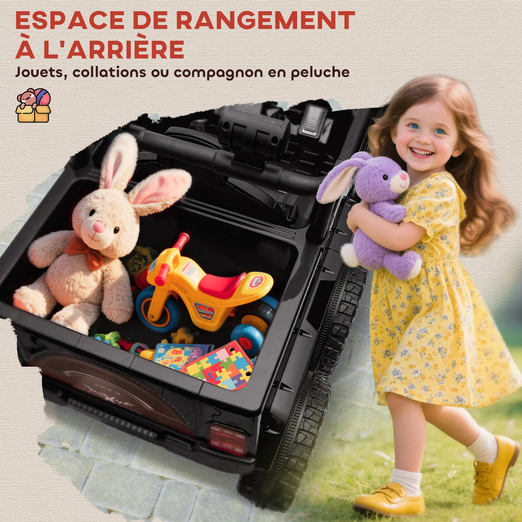 Buggy enfant AIYAPLAY 12 V avec remorque – CLEVI Paris