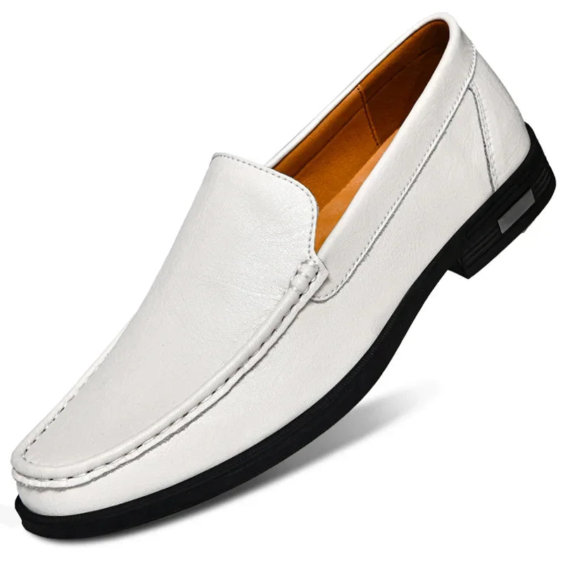 Mocassins Cuir Slip-On Homme Élégants – CLEVI Paris