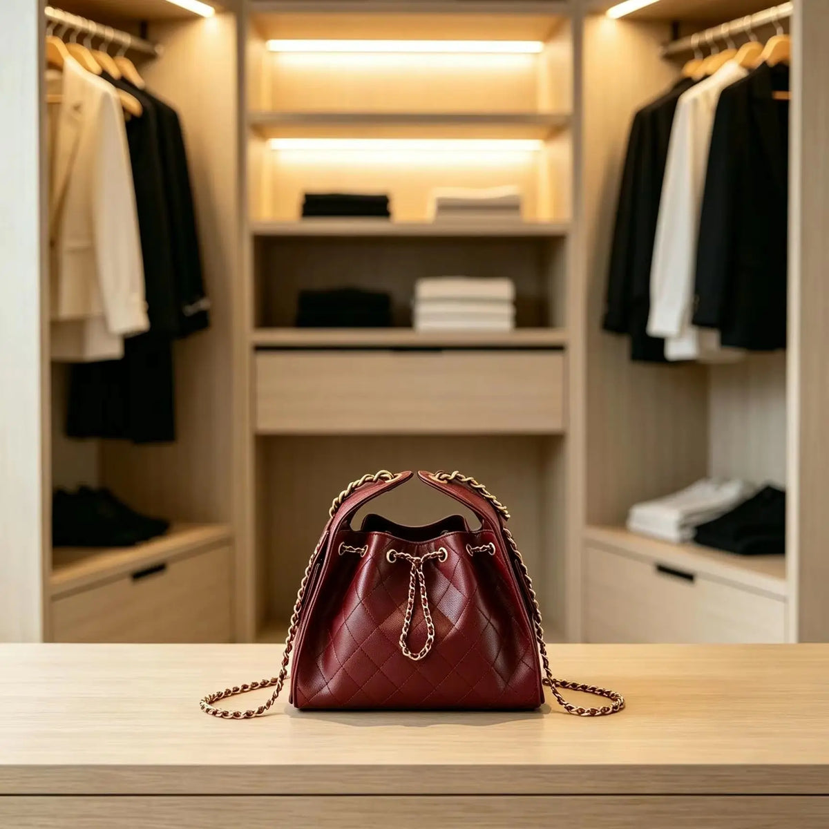Sac seau femme à bandoulière – CLEVI Paris