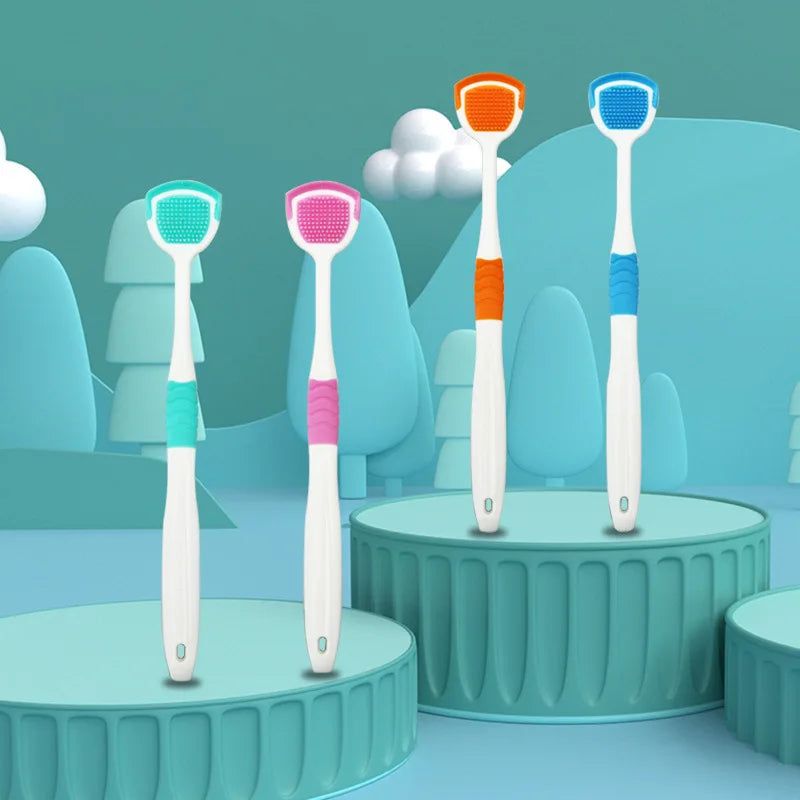 Grattoir à langue en silicone réutilisable – CLEVI Paris
