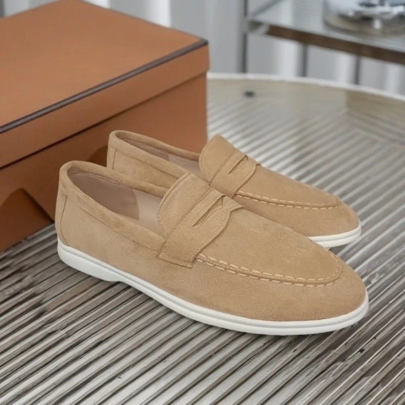 Mocassins Daim Respirants Slip-on Homme – CLEVI Paris