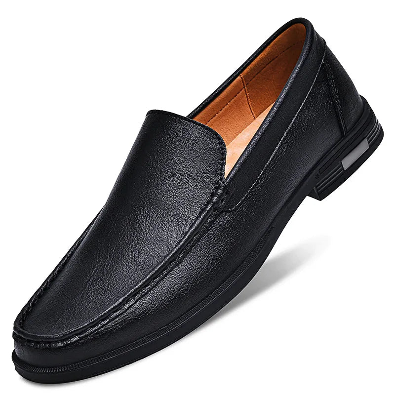 Mocassins Cuir Slip-On Homme Élégants – CLEVI Paris