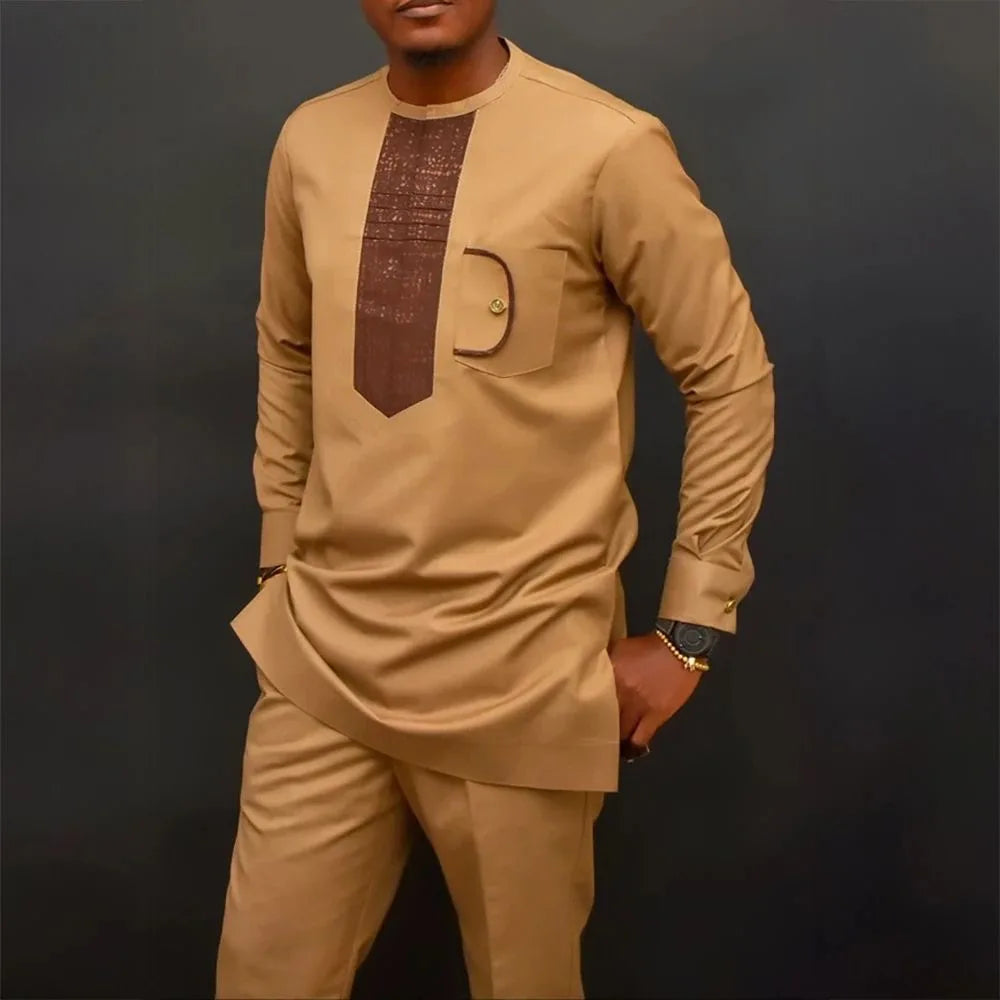 Ensemble Traditionnel Africain Homme Kaunda – CLEVI Paris