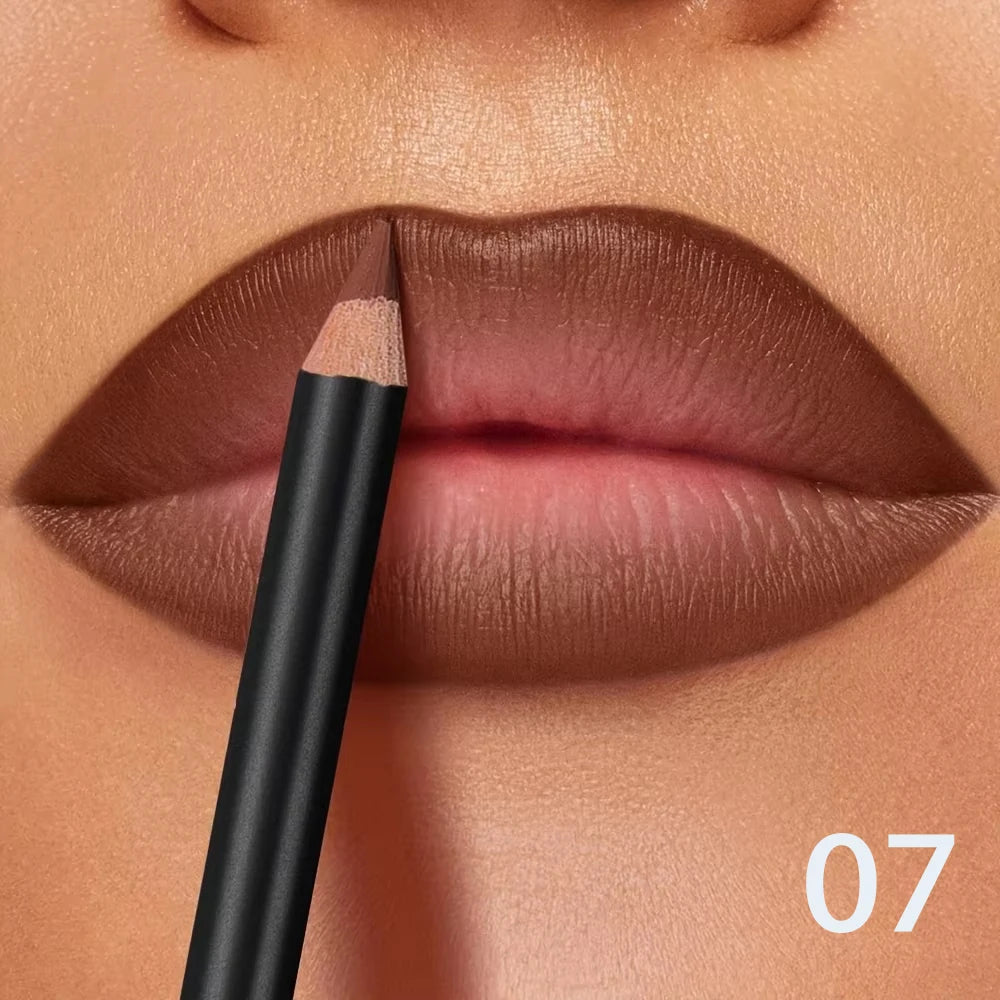 Crayon Contour Lèvres Waterproof CHOOSE RASME – Longue Tenue Matte 12 Teintes – CLEVI Paris