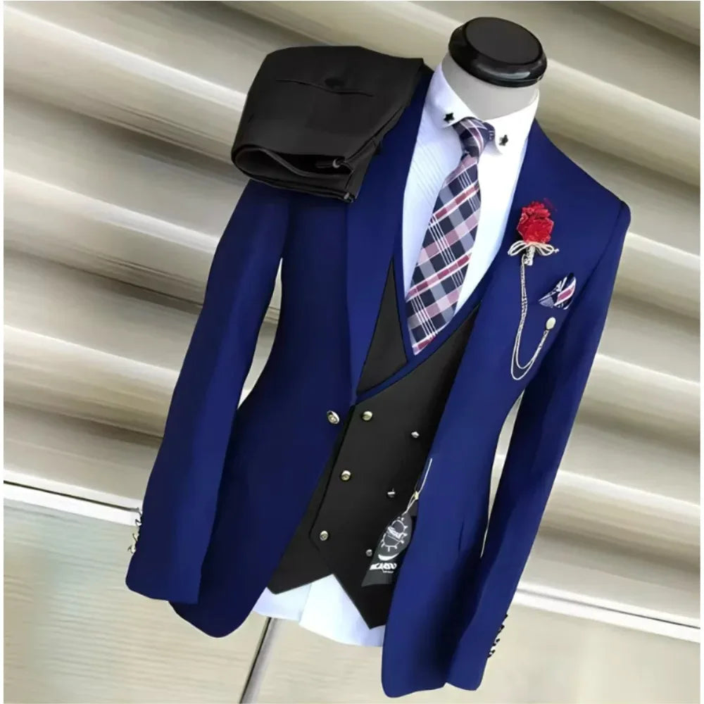 Costume homme 3 pièces, coupe slim – CLEVI Paris